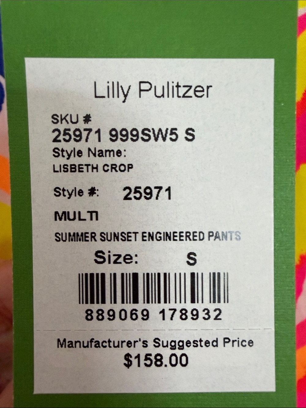 Lilly Pulitzer Lisbeth Wide-Leg Crop Pant - Picture 2 of 9